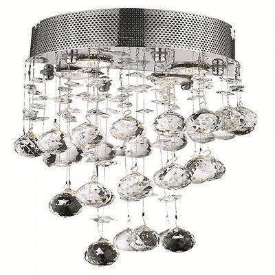 Elegant Lighting 2024W12C/EC Galaxy 2 Lights Wall Sconce