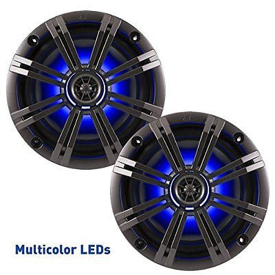 Kicker 43KM654LCW KM 6.5" 4Ω LED Lit Coaxial