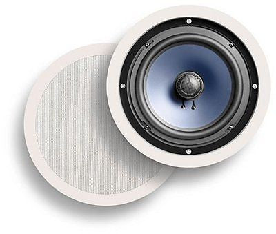 Polk Audio RCi80 2‑way In‑Wall Speakers ‑ Pair ‑ White