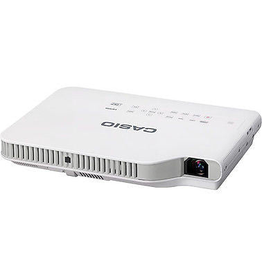 Casio Slim XJ-A257 - Portable WXGA 720p DLP Projector with Speaker - 3000 lumens