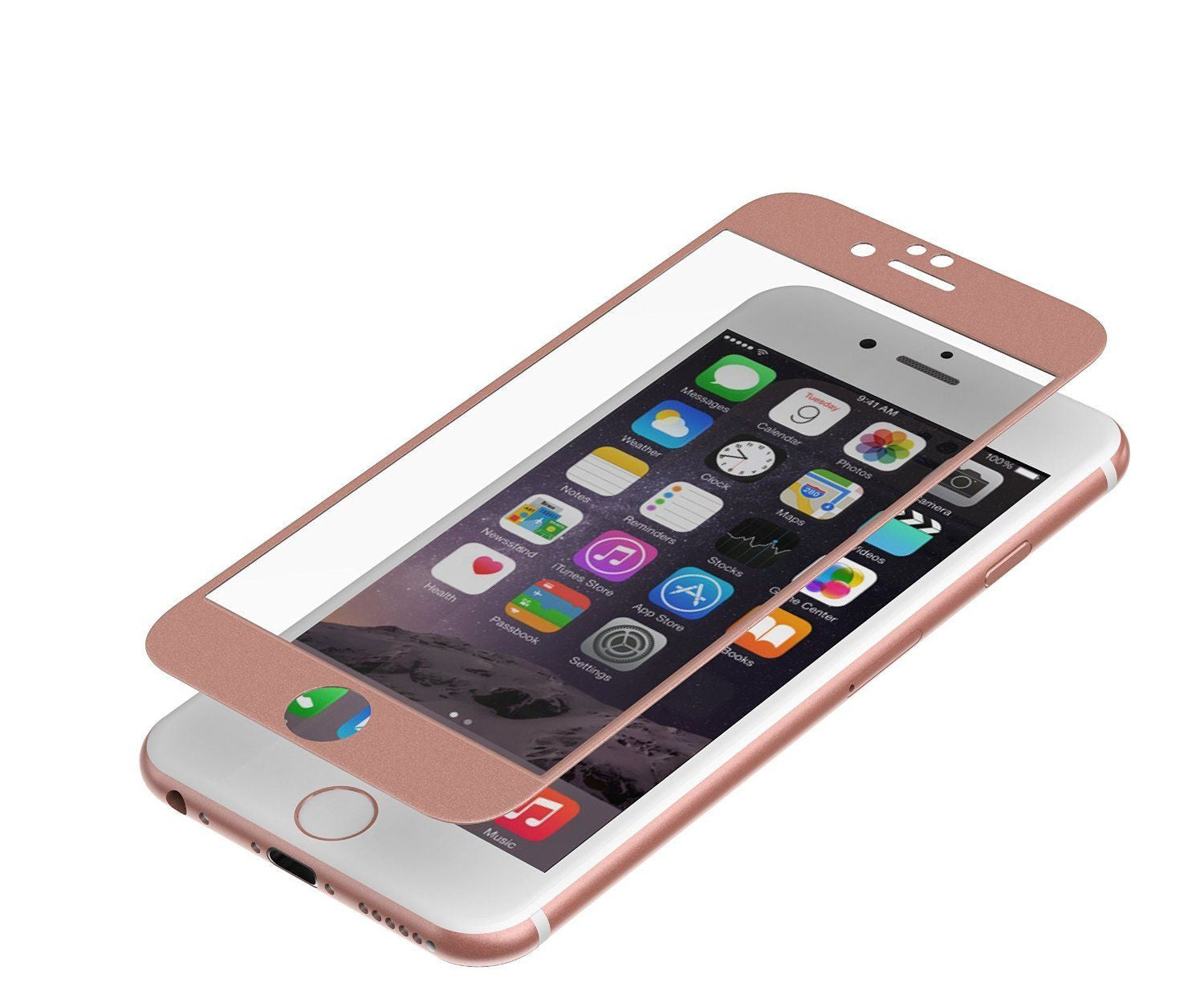 ZAGG InvisibleShield Glass Screen Reinforced Protector iPhone 6 / 6s - Rose Gold